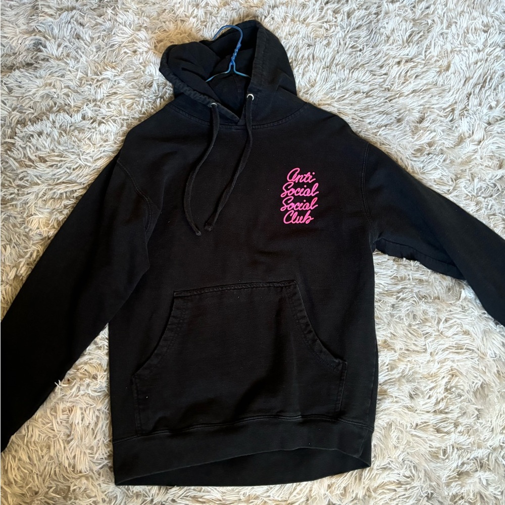 Black Anti Social Club Hoodie